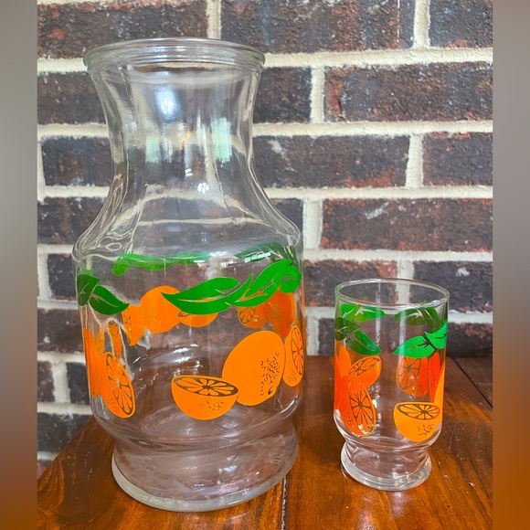 Vintage Juice Carafe and Juice Cup - Picture 1 of 1